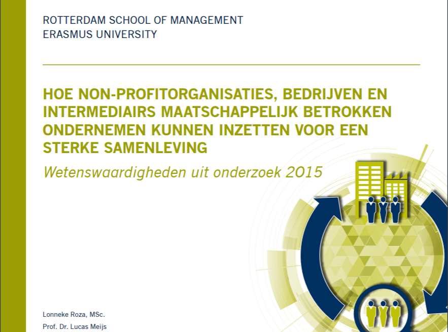 Wetenswaardigheden uit onderzoek 2015, door Lonneke Roza MSc. en Prof. Dr. Lucas Meijs